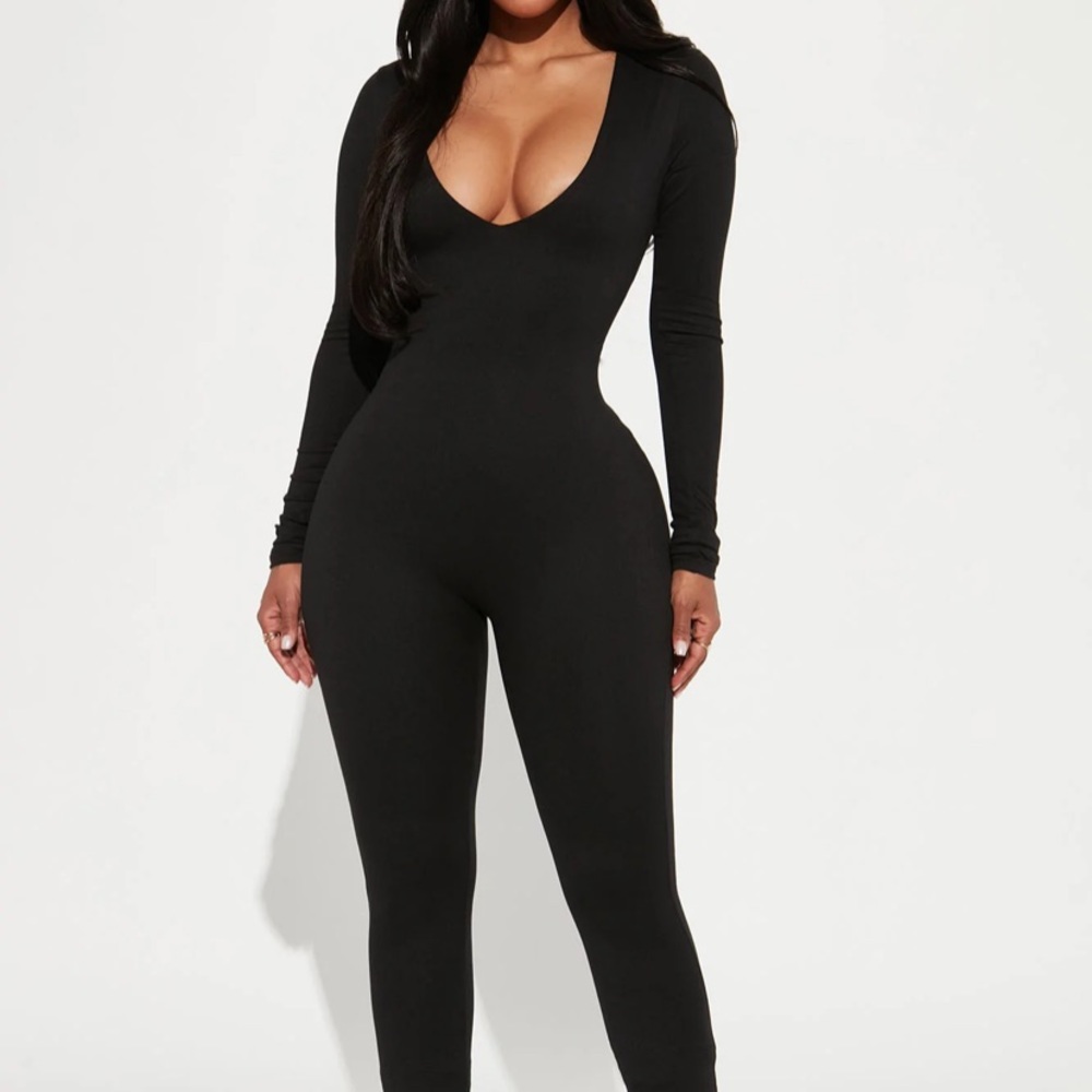 Black jumpsuit fashion now